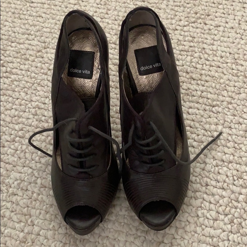 Dark brown heels
